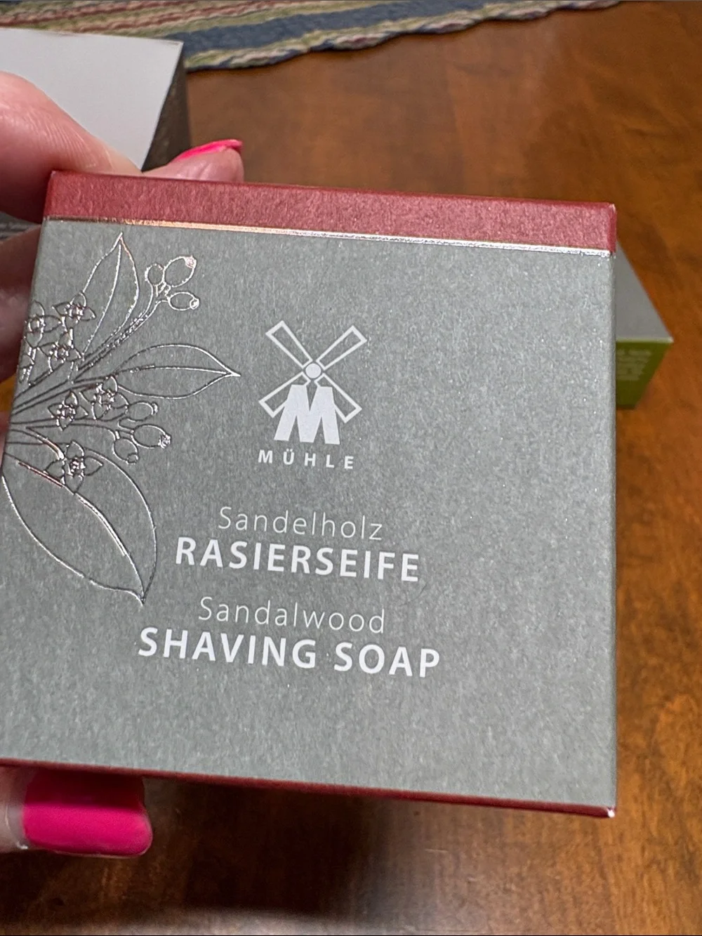 Shaving Soap Trio New in Boxes; Aloe Vera, Sandalwood, and Sea Buckthorn Scents